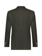 A Fish Named Fred Herringbone Blazer in Dark Green