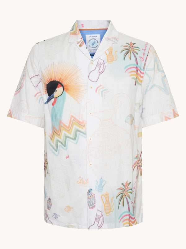 A Fish Named Fred Shirt SS sunset sahara