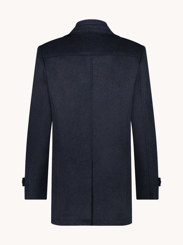 A Fish named fred Funnel neck coat