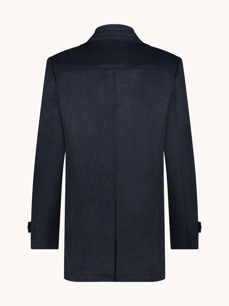 A Fish named fred Funnel neck coat