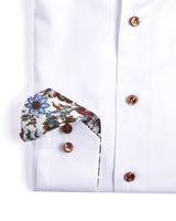 Floral Effect Signature Twill Shirt