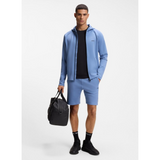 Sicon Reflective-branding hoodie with zip front