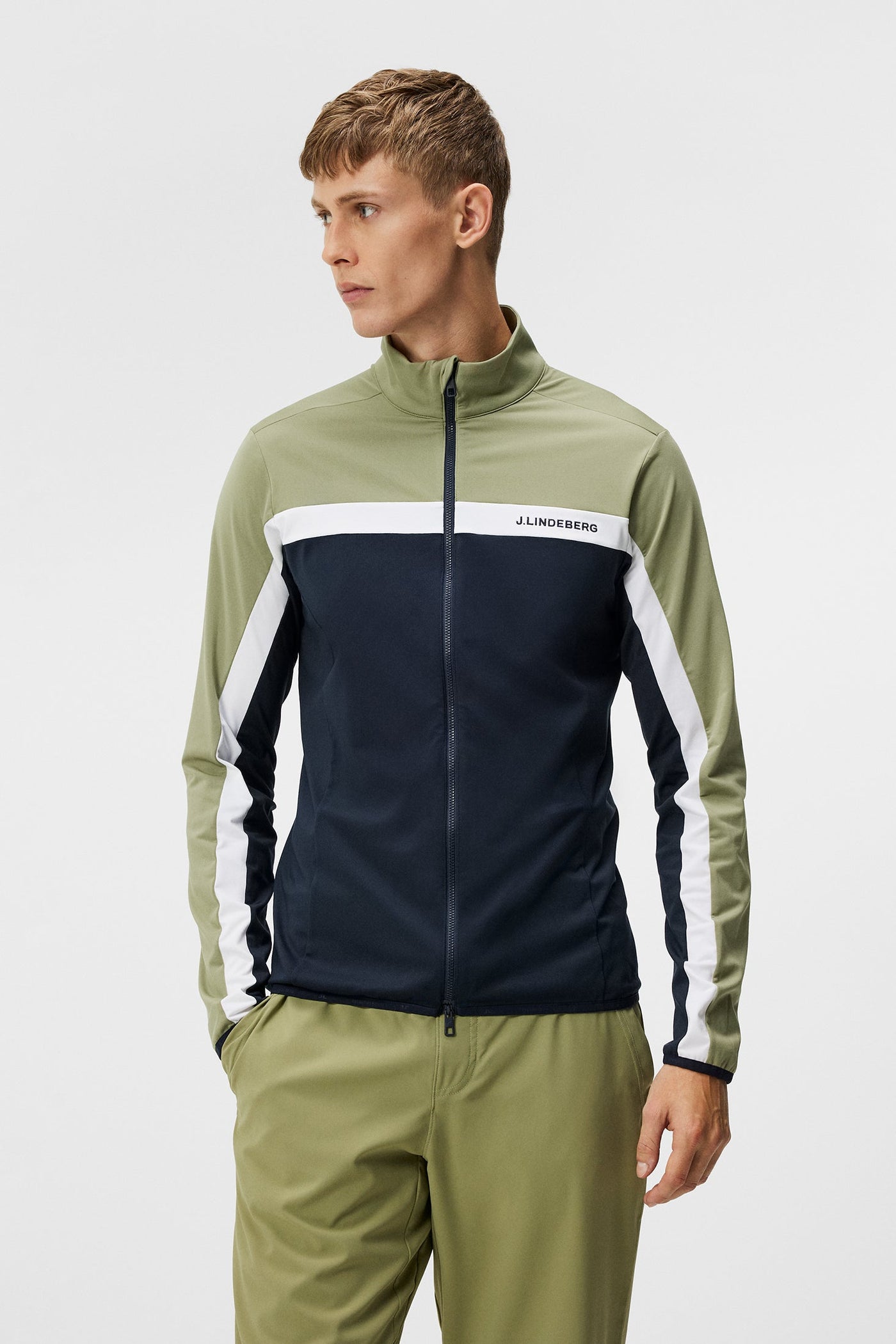 J Lindeberg Jarvis Mid Layer Zip up Jacket – Faded Soul