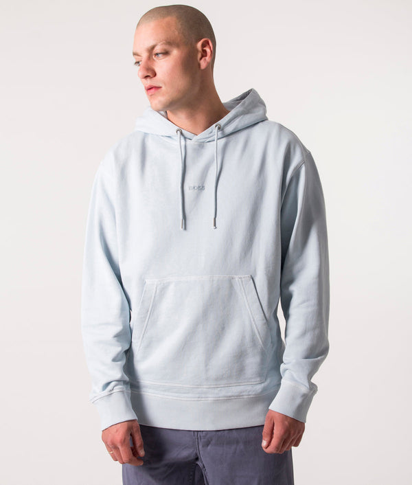 Boss Relaxed Fit Garment Dyed Wefade Hoodie