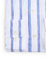 Berg Striped Linen Modern Fit Shirt