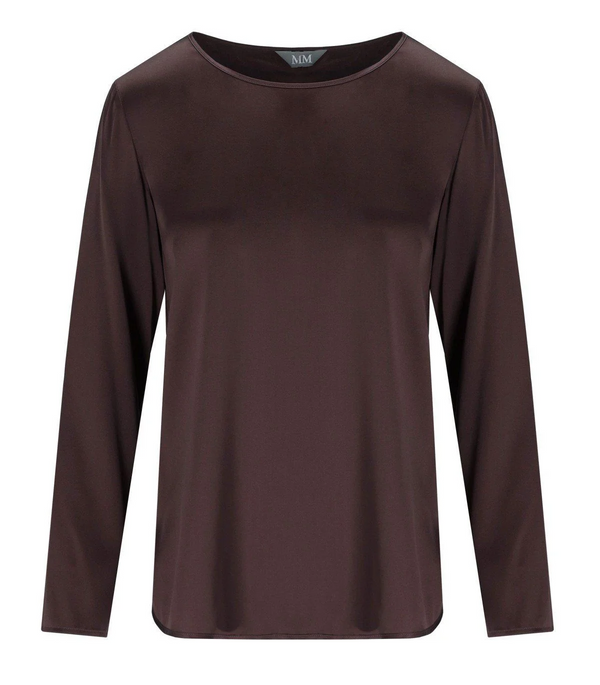 Max Mara Moldava Crewneck Long-Sleeved Blouse