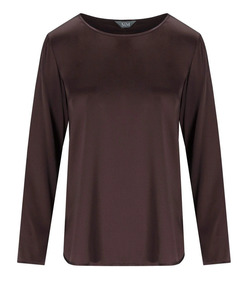 Max Mara Moldava Crewneck Long-Sleeved Blouse