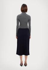 Max Mara Paolo Pencil Skirt in Navy