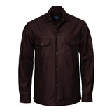 Eton Herringbone Wool-Cashmere Overshirt