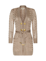 L'Agence Penelope Cabled Cardigan