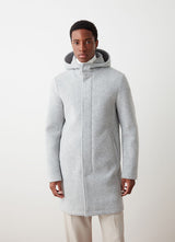 Colmar Wool Baize Coat with Hood