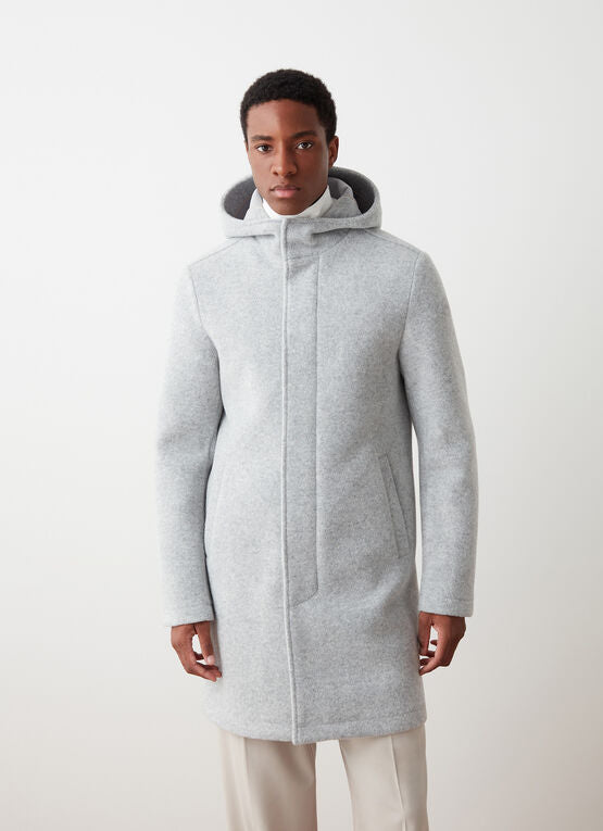 Colmar Wool Baize Coat with Hood