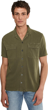 John Varvatos Amadora Camp Collar Shirt