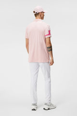 J Lindeberg Bridge Regular Fit Polo in Powder Pink