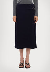 Max Mara Paolo Pencil Skirt in Navy