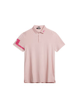 J Lindeberg Bridge Regular Fit Polo in Powder Pink