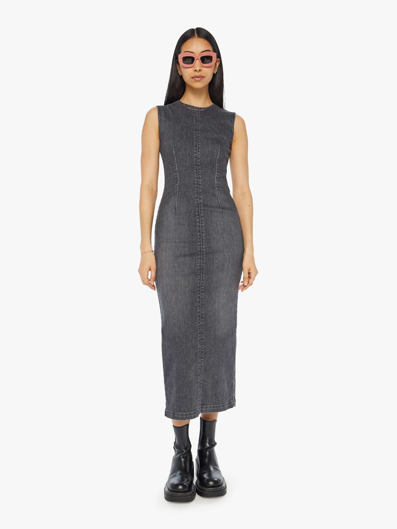 mother denim dress The Over It Mini Style No. Mother Dresses Denim - REVOLVE