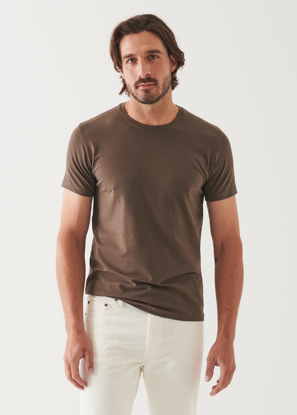 Patrick Assaraf Iconic T-shirt- Chestnut