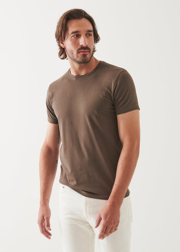 Patrick Assaraf Iconic T-shirt- Chestnut