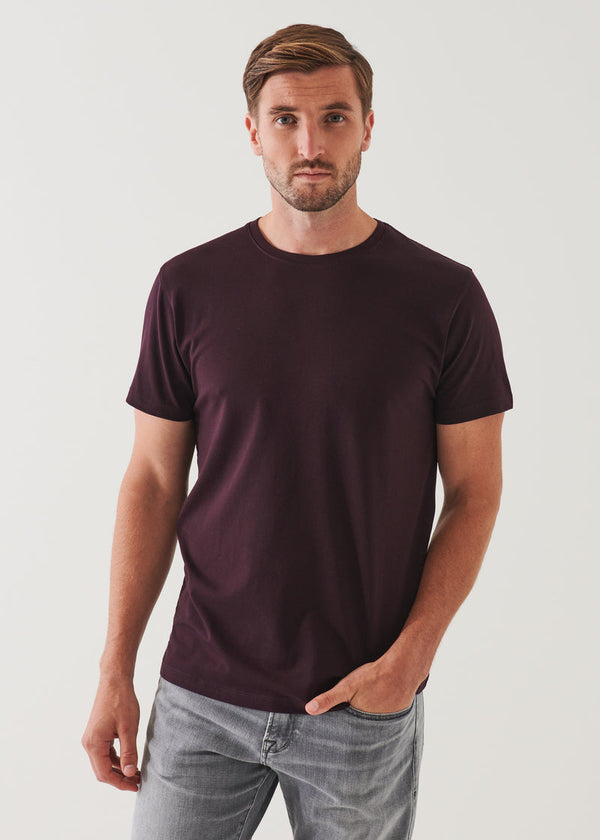 Patrick Assaraf Iconic T-shirt- Bordeaux