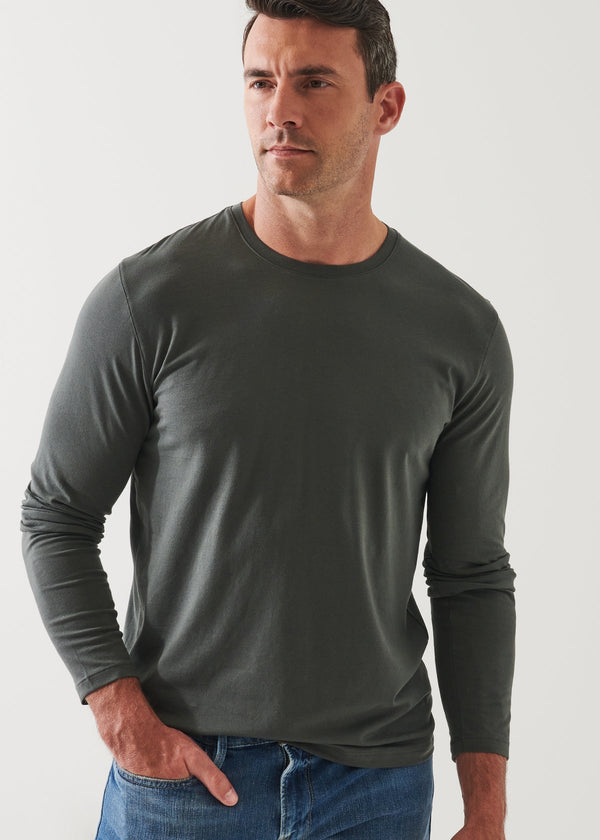 Patrick Assaraf Iconic Artichoke Long Sleeve T-Shirt