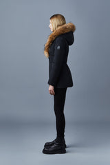 Mackage Adali Down Coat with Natural Fur Signature Mackage Collar