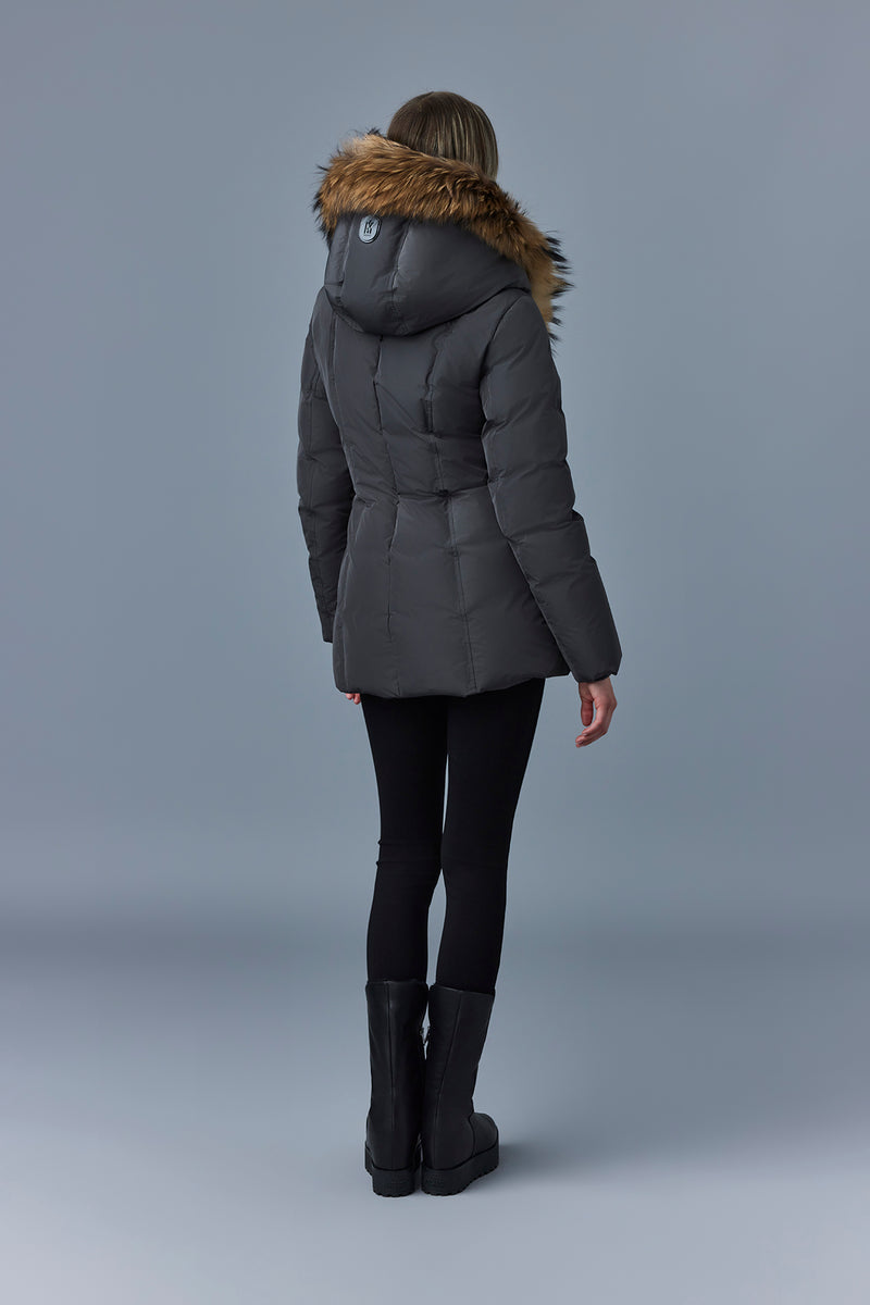 Mackage Adali-F Carbon Down Coat with Natural Fur