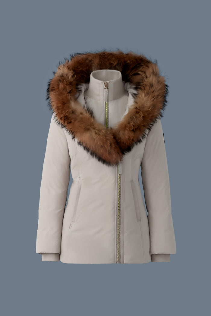 Mackage Adali Down Coat with Natural Fur Signature Mackage collar