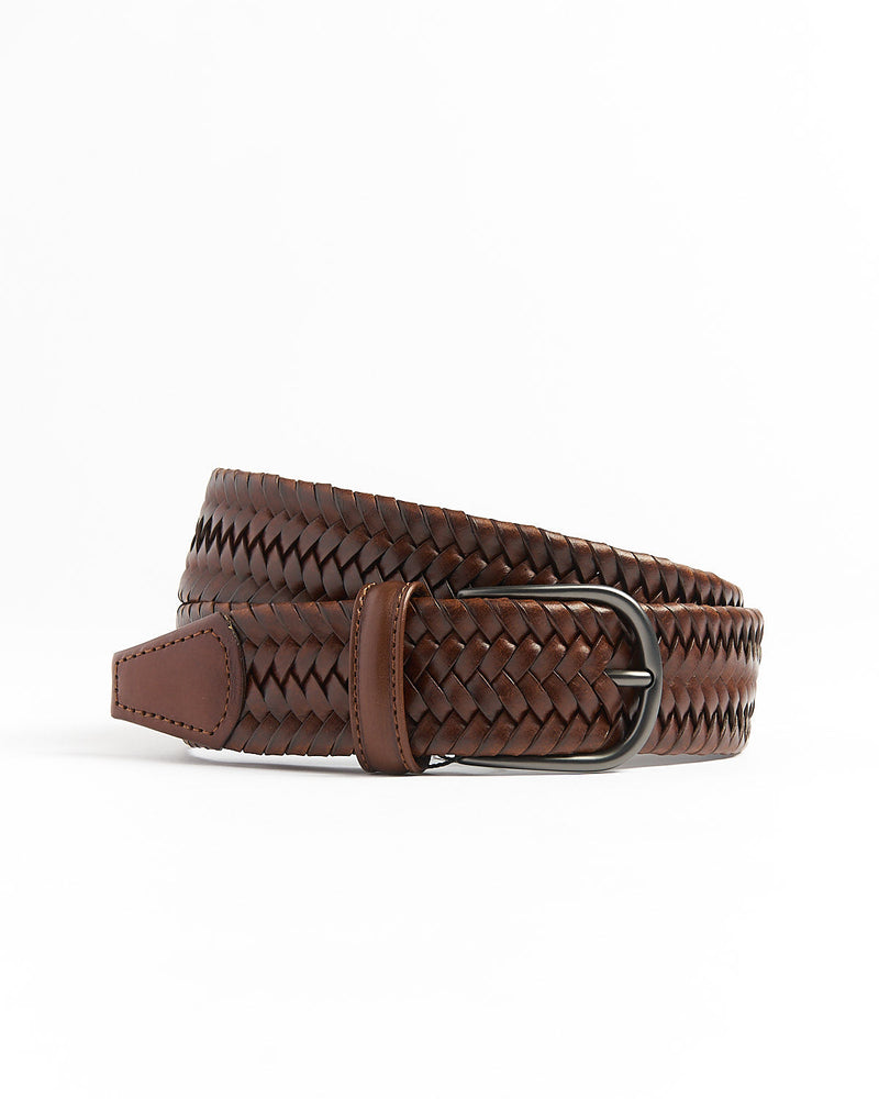 Anderson's Stretch Leather Braided Belt