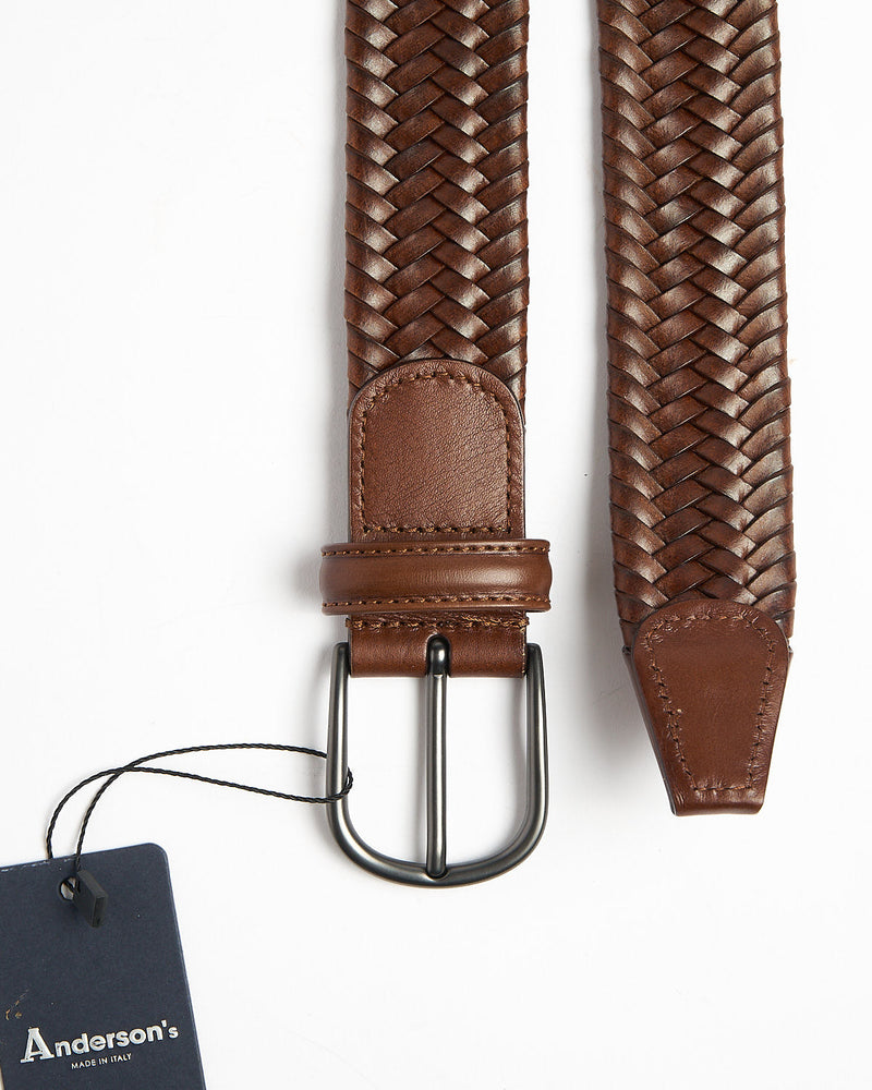 Anderson's Stretch Leather Braided Belt