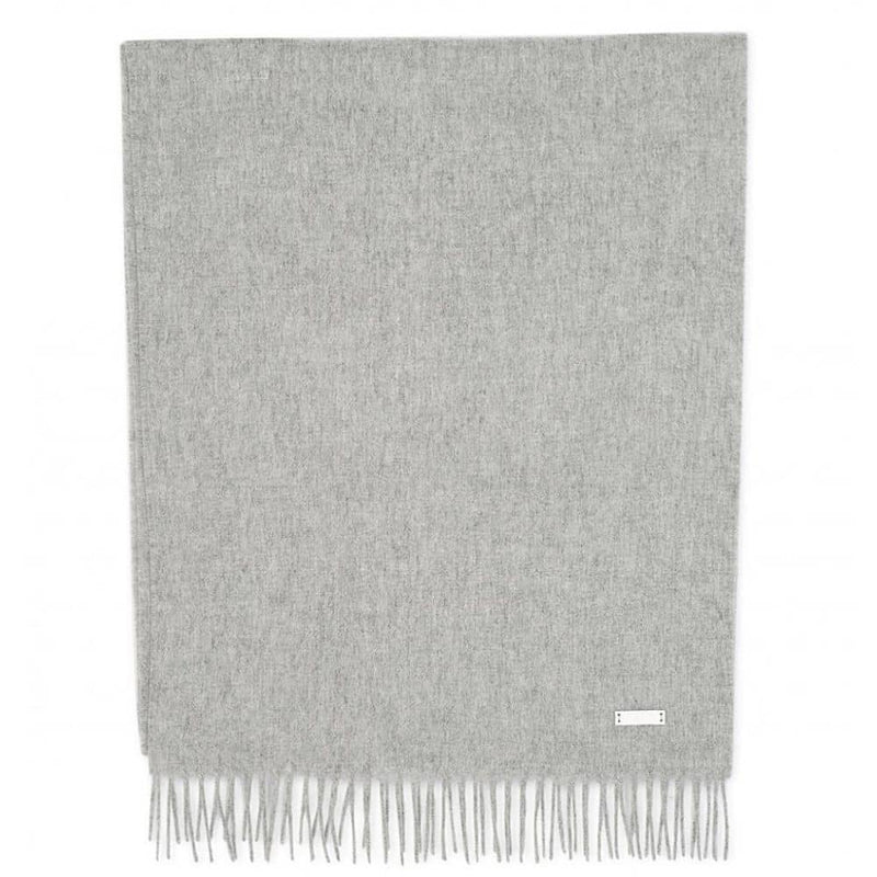 BOSS HEROSO GREY WOOL SCARF