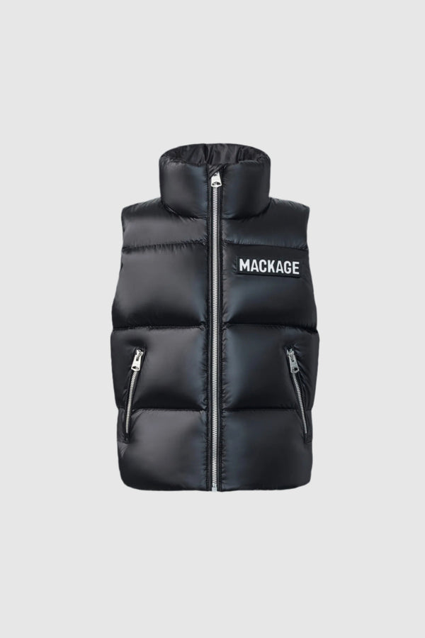 Mackage CHARLEE Lustrous light down puffer vest for toddlers (2-6 years)