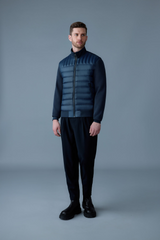 COLLIN-R Nano Down Mixed Media Bomber Jacket