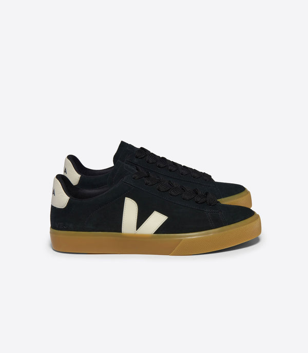 Veja Campo Bold Suede Black Pierre Unisex Sneakers