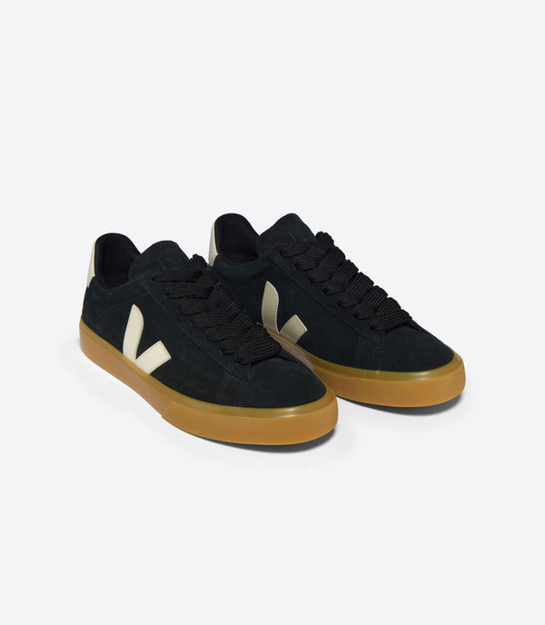 Veja Campo Bold Suede Black Pierre Unisex Sneakers