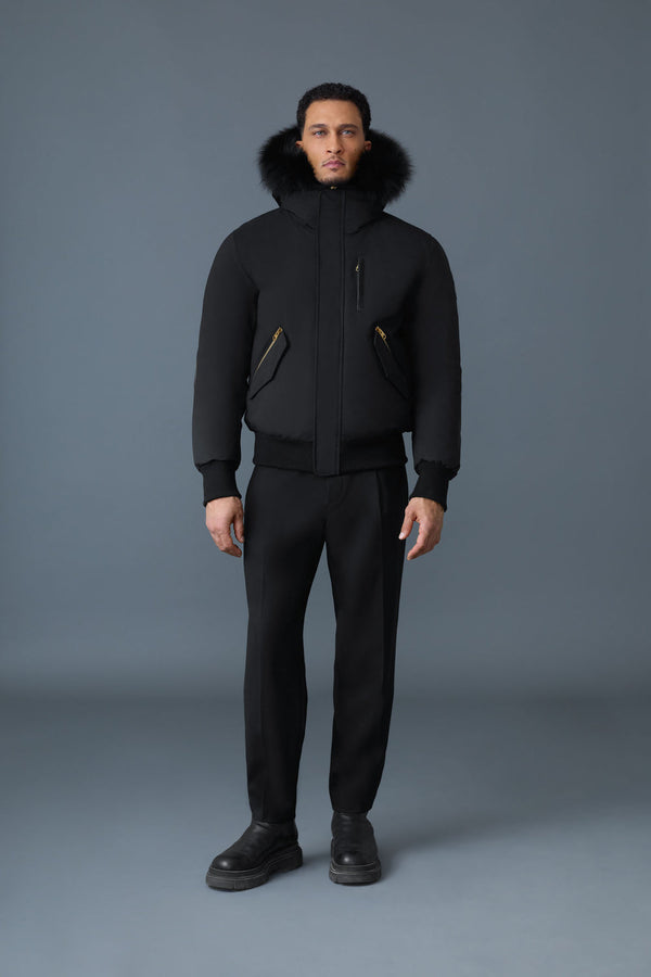 MACKAGE DIXON-F 2-in-1 Nordic Tech down bomber with natural fur