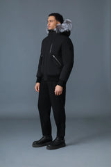 DIXON-XZ 2-in-1 Nordic Tech down bomber with silver fox fur