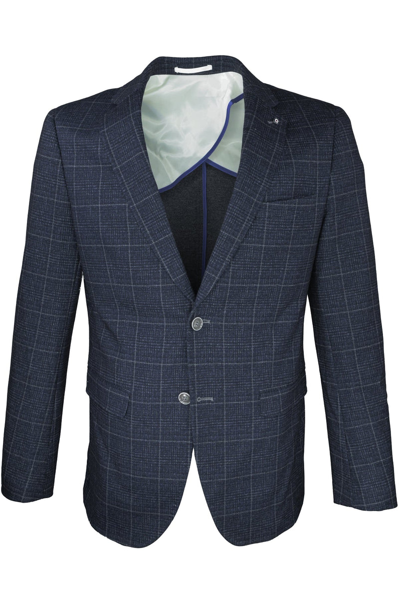 Blue Industry Fall Windowpane Blazer