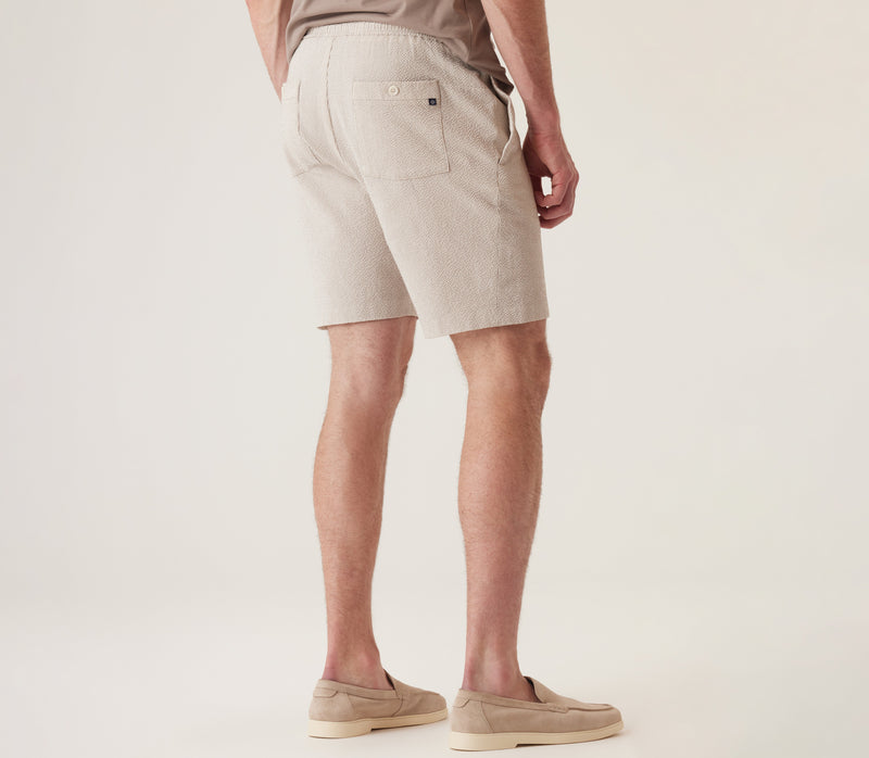Deke Infinity 360 Cargo Bermuda in Supernatural Seersucker