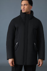 MACKAGE EDWARD-F 2-in-1 down parka with hooded bib and natural fur for men