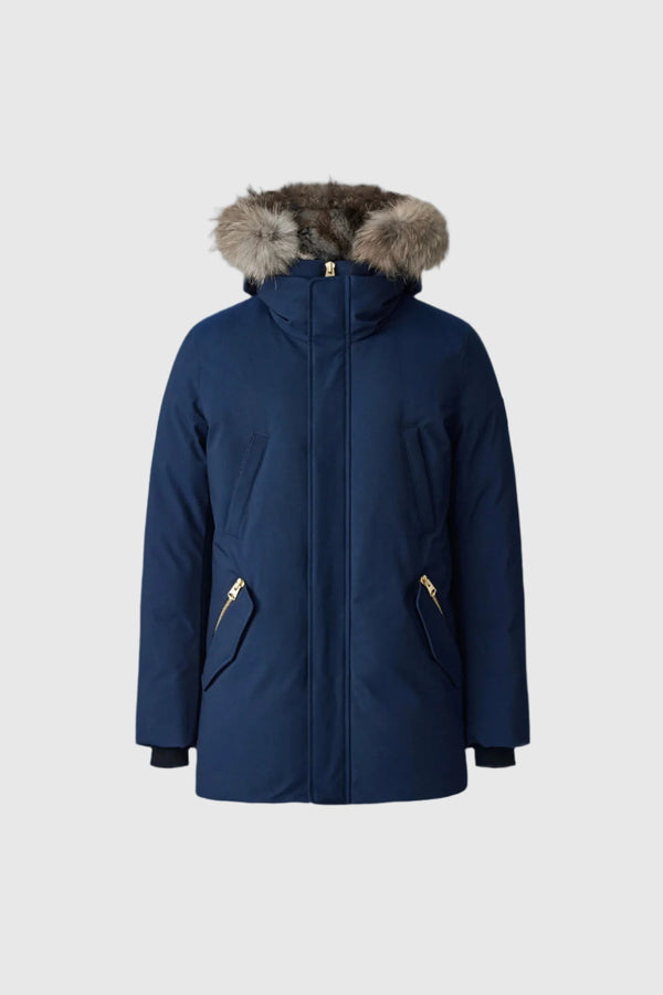 MACKAGE EDWARD-F 2-in-1 down parka with hooded bib and natural fur for men