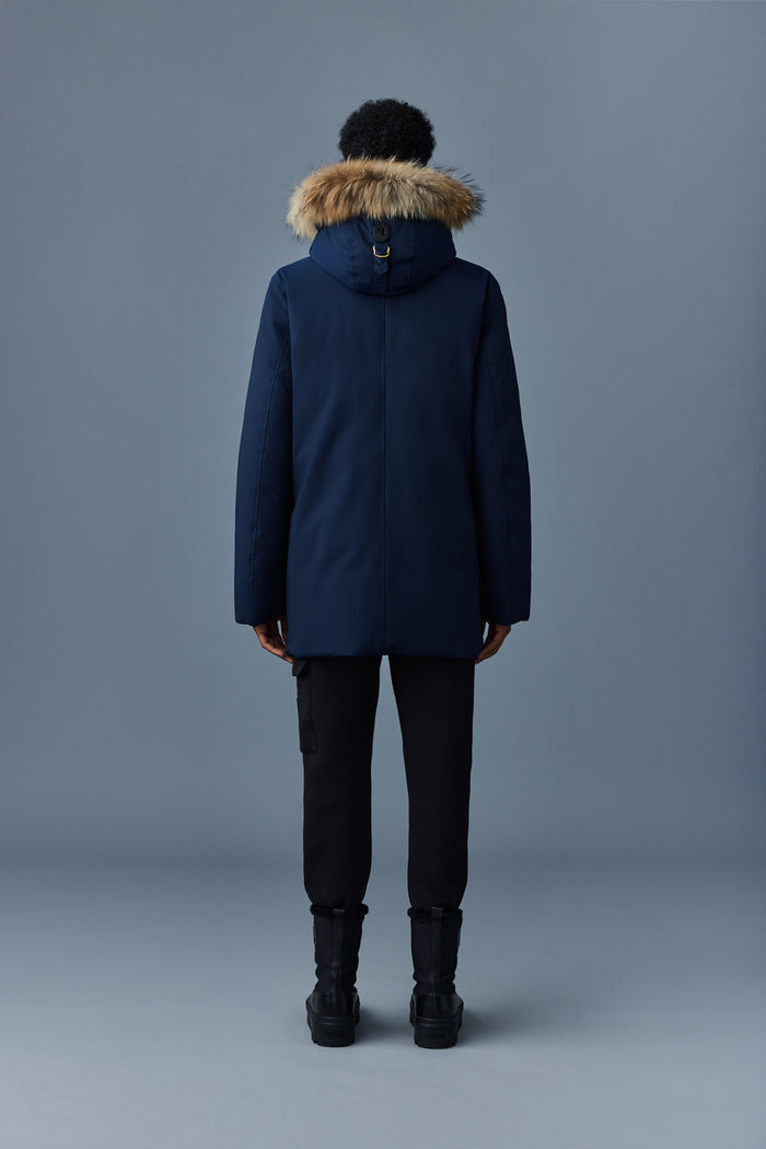 Mackage Edward 2-in-1 Down Parka with Hooded Bib and Natural Fur - Main Image