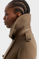 ELODIE-RZZ double face wool tailored coat
