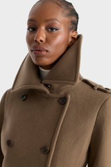ELODIE-RZZ double face wool tailored coat