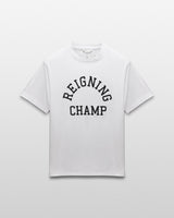 Reigning Champ Midweight Jersey Arch Logo T-Shirt in White