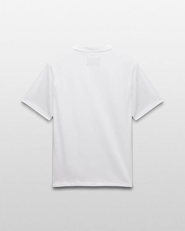 Reigning Champ Midweight Jersey Arch Logo T-Shirt in White