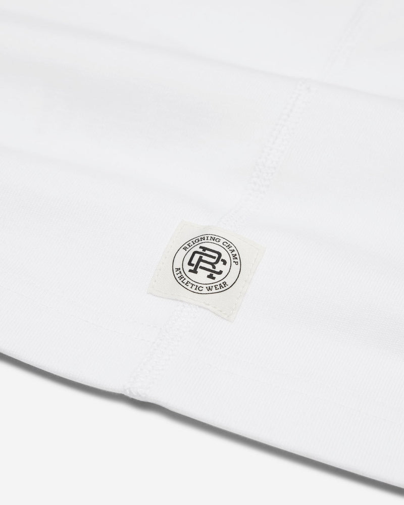 Reigning Champ Midweight Jersey Arch Logo T-Shirt in White