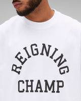 Reigning Champ Midweight Jersey Arch Logo T-Shirt in White