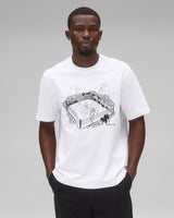 Reigning Champ Midweight Jersey Lines T-Shirt