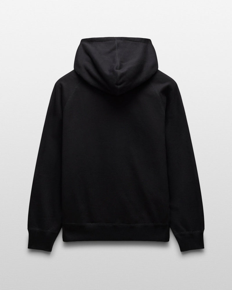 Reigning Champ Midweight Terry Arch Logo Hoodie in Black